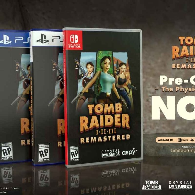 “TOMB RAIDER I-III REMASTERED” GANHA MÍDIA FÍSICA E EDIÇÕES ESPECIAIS PARA PS5, PS4, XBOX SERIES/ONE, PC E SWITCH!