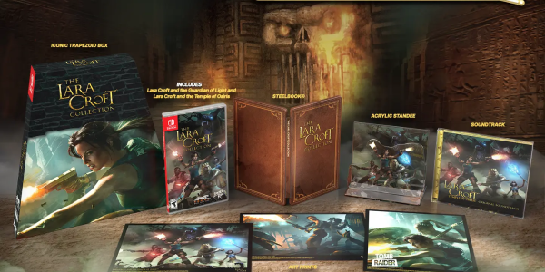 LARA CROFT COLLECTION E TOMB RAIDER REMASTERED EM MÍDIA FÍSICA