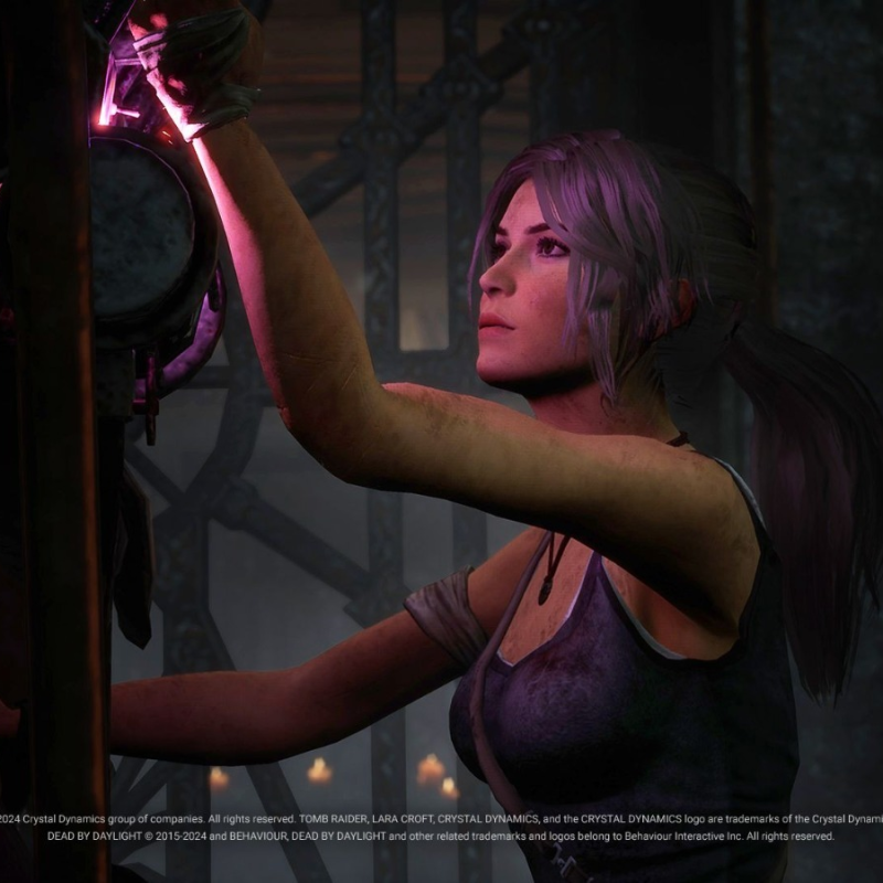 DEAD BY DAYLIGHT | LARA CROFT CHEGA DEFINITIVAMENTE AO JOGO!