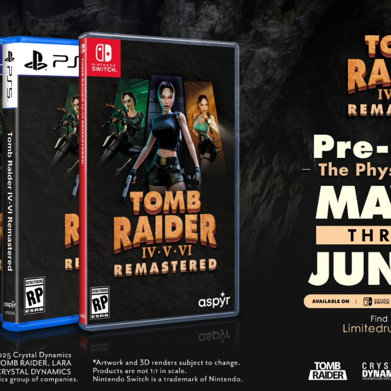 PRÉ-VENDA | MÍDIA FÍSICA DE TOMB RAIDER IV-VI REMASTERED É ANUNCIADA!
