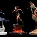 Weta Workshop revela três ESTÁTUAS dos remasters de Tomb Raider IV-VI
