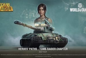 LARA CROFT NOS CAMPOS DE BATALHA: CROSSOVER COM “WORLD OF TANKS” CHEGA EM BREVE!