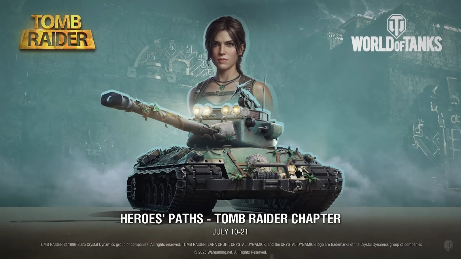 Leia mais sobre o artigo LARA CROFT NOS CAMPOS DE BATALHA: CROSSOVER COM “WORLD OF TANKS” CHEGA EM BREVE!