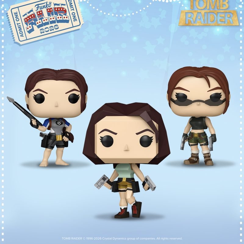 Funko anuncia três novos POP! de Lara Croft!
