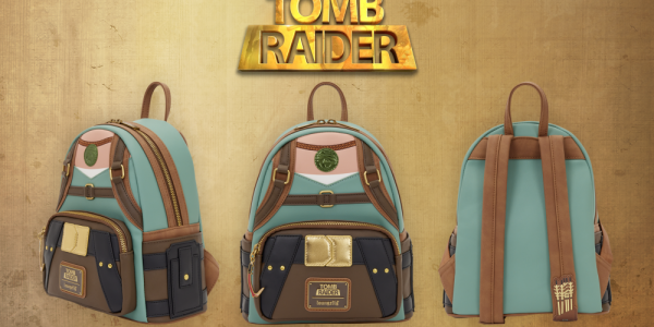 LOUNGEFLY REVELA MINI MOCHILA OFICIAL DE TOMB RAIDER PARA CELEBRAR OS 30 ANOS DA FRANQUIA!