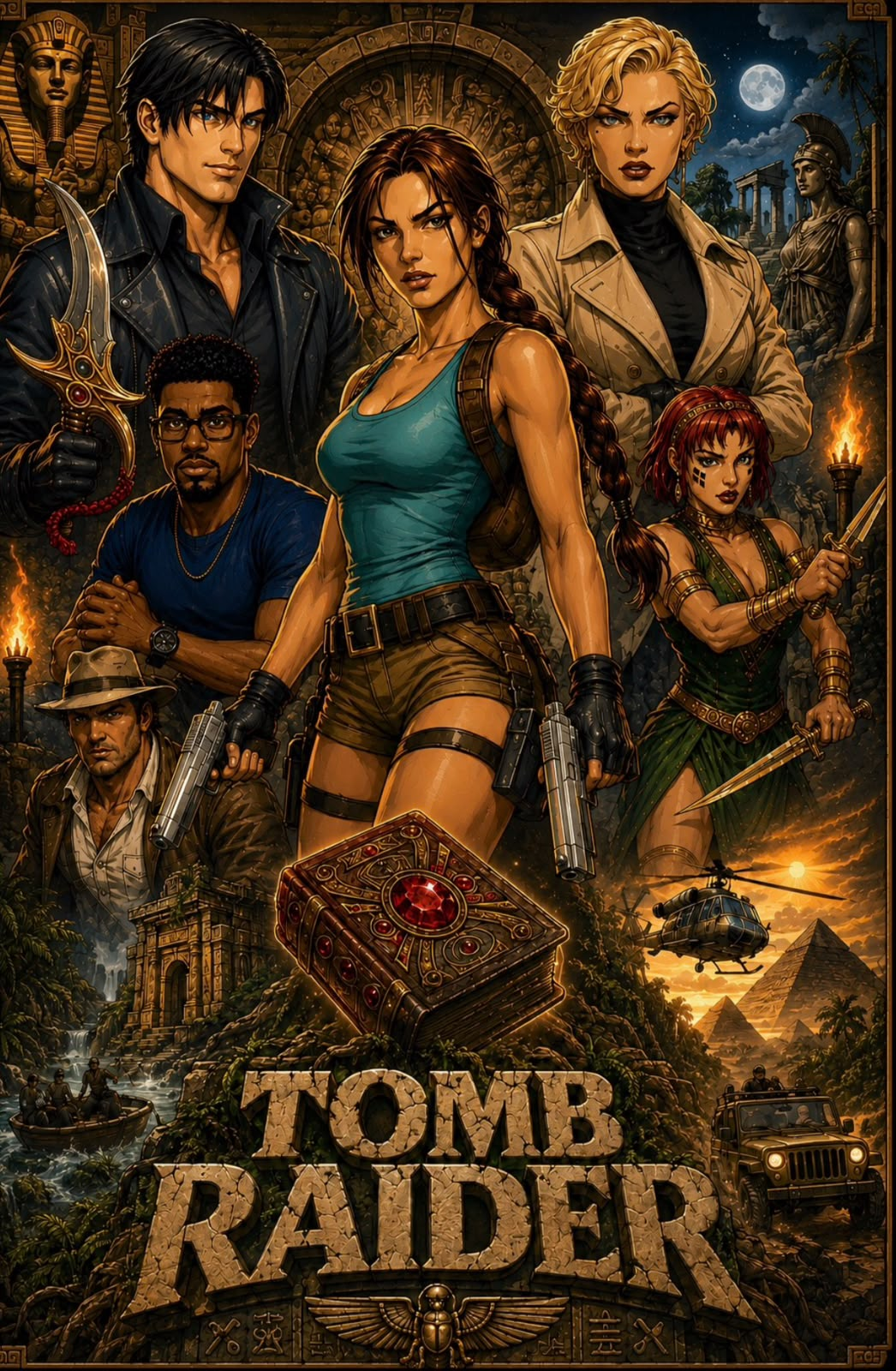 FÃ BRASILEIRO PUBLICA HQ DE TOMB RAIDER ESCRITA EM 2004